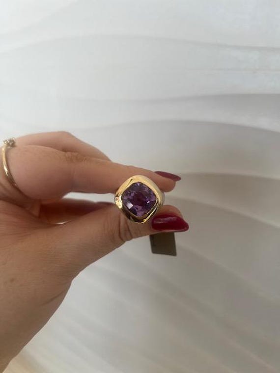Amethyst Vintage Statement Ring - image 7