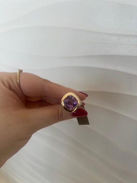Amethyst Vintage Statement Ring - image 5
