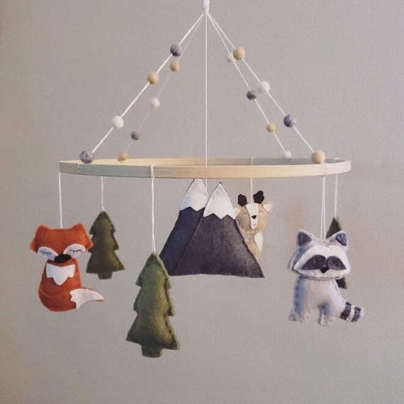 Woodland Theme Fox Deer Raccoon And Pine Tress Baby Crib Etsy Woodland Theme Fox Deer Raccoon And Pine Tress Baby Crib Etsy