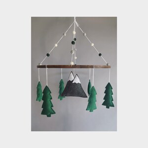 Rustic Woodland Baby Crib Mobile