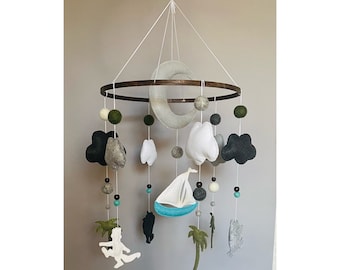 Wild Things Theme Baby Mobile (Crib or Nursery Decor)