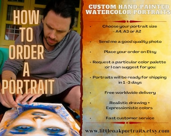 CUSTOM WATERCOLOR PORTRAIT