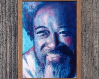 MOOJI WATERCOLOR PORTRAIT Art Print