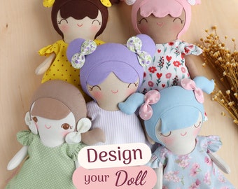 Custom Cloth Doll: Handmade Heirloom Gift, Design Your Own Doll
