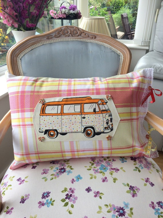 Campervan Cushion Campervan Accessories Funky Gifts Retro Etsy