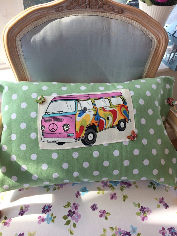 Campervan Cushion Campervan Wedding Funky Gifts Retro Etsy