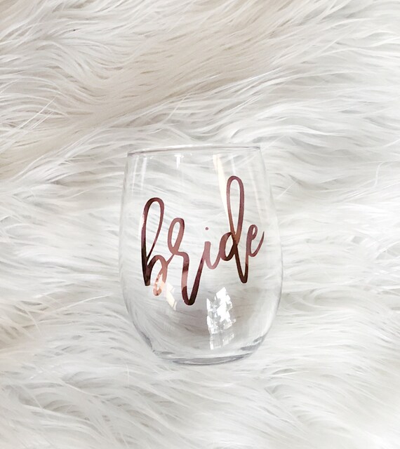 Rose gold chrome wine glass rose gold wine glass trendy wine Etsy