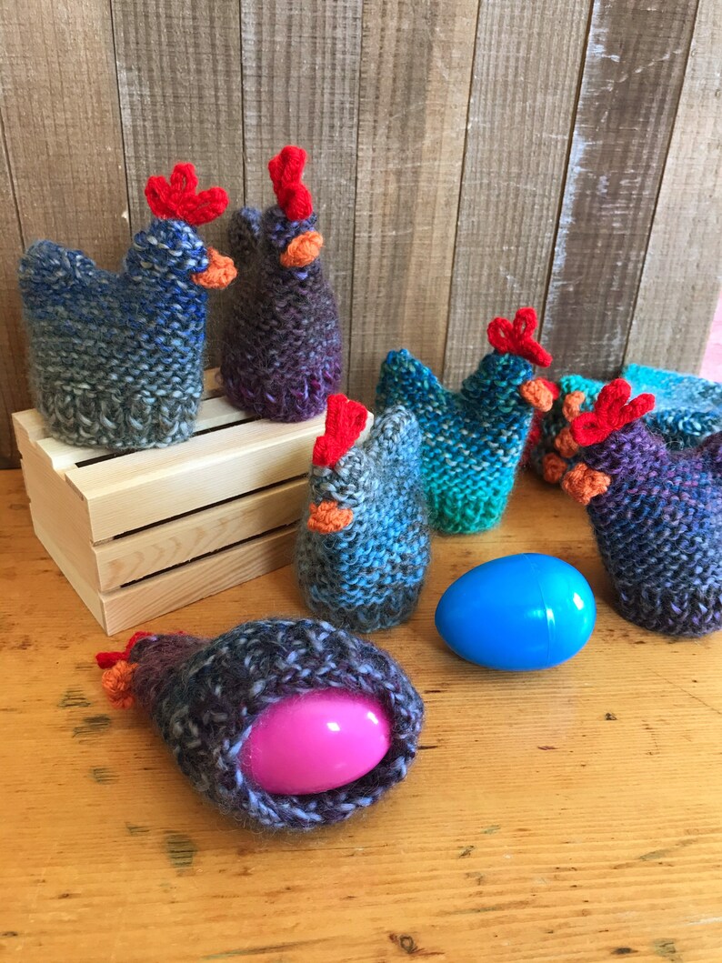 Knit Chicken Egg Cozy Easter Basket Stuffers 1 Year Old Etsy