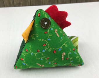 Chicken Pin Cushions, Novelty Pincushion, Fabric Pin Cushions, Sewing Gifts for her, Office Desk Gift for Coworker, Chicken Lover Gift