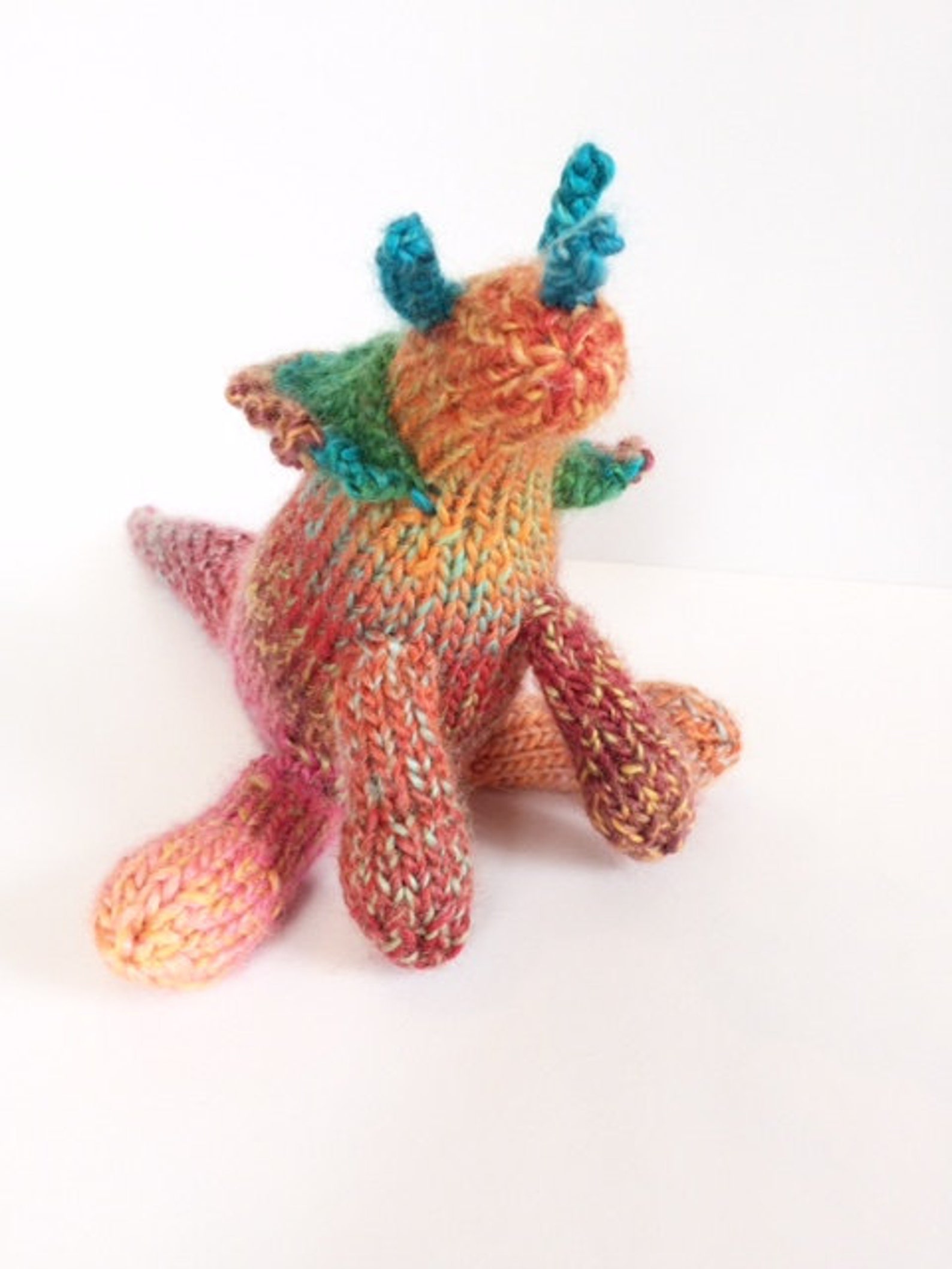 HandKnit Dinosaur Knit Dino Dinosaur Friends Dino Lover Etsy