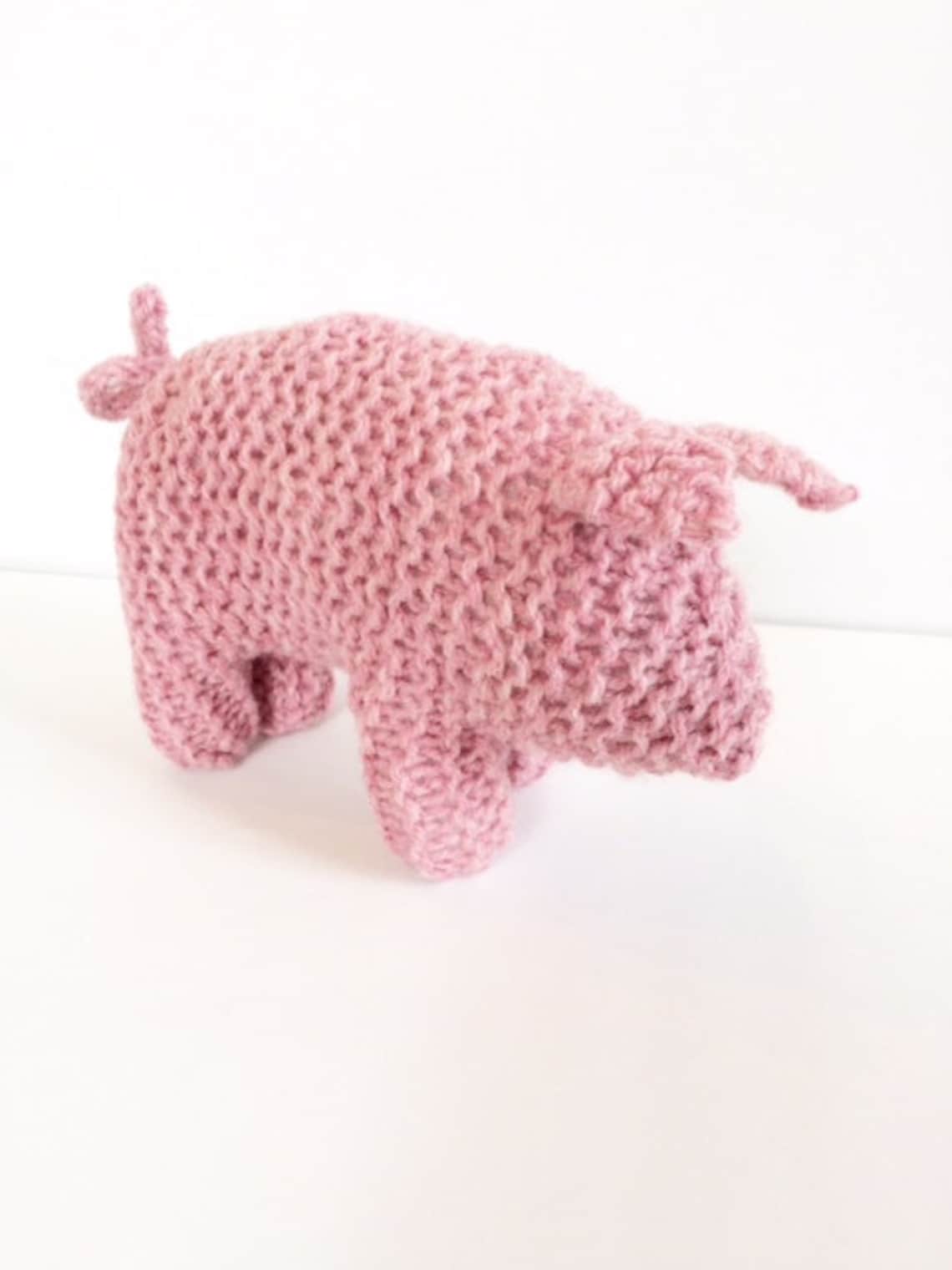 HandKnit Animals Stuffed Animals Crochet Plush Handmade Etsy