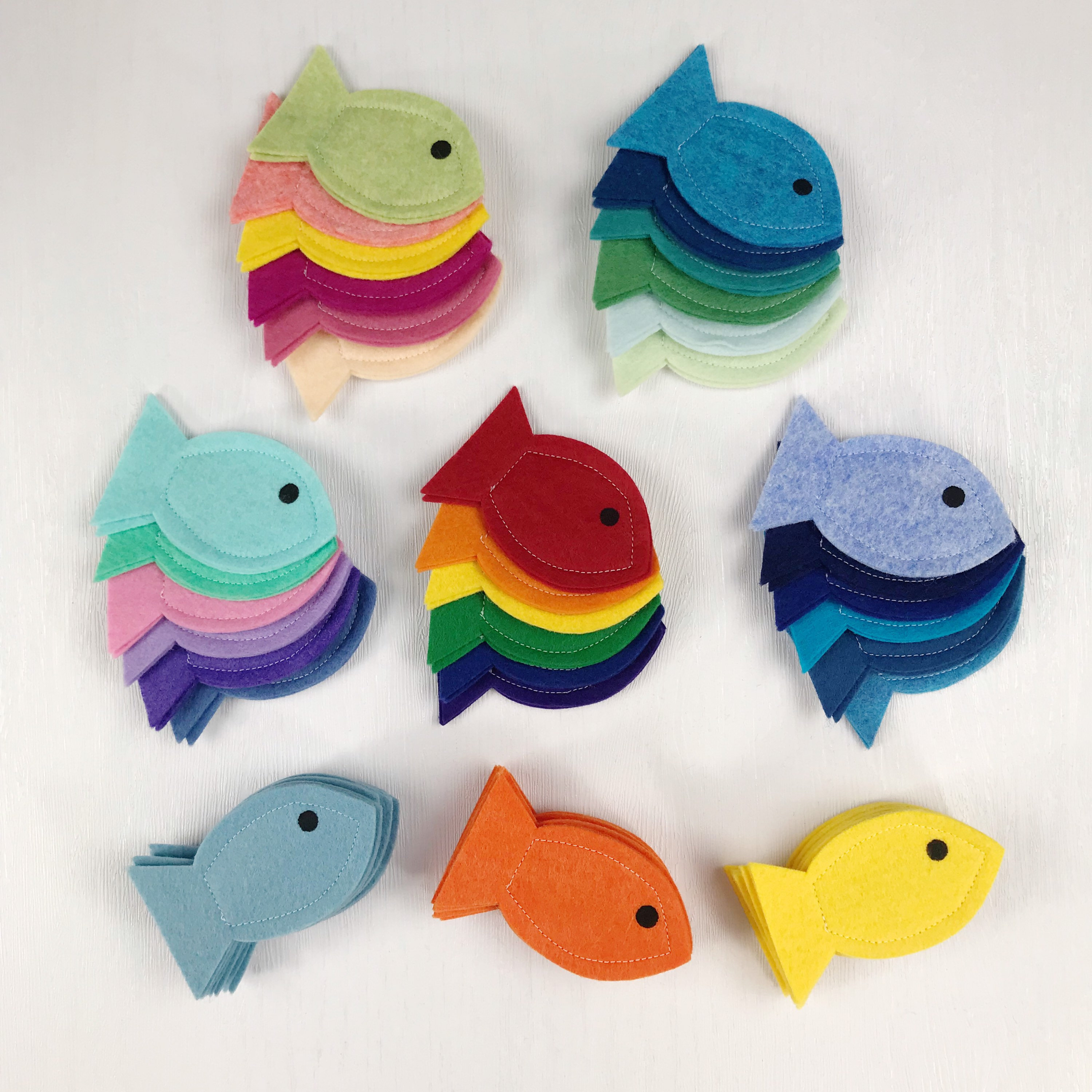Extra Fish for Kids Fishing Game, Felt Fish Used for Magnetic