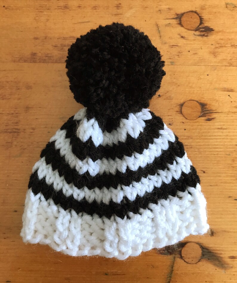 Marshmallow Mug Monochrome Hats Knitted Monochrome Hat Etsy