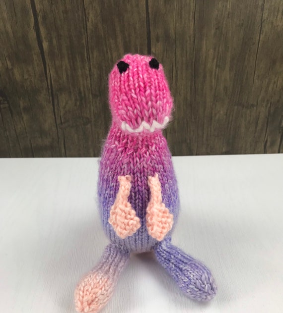 pink stuffed dinosaur