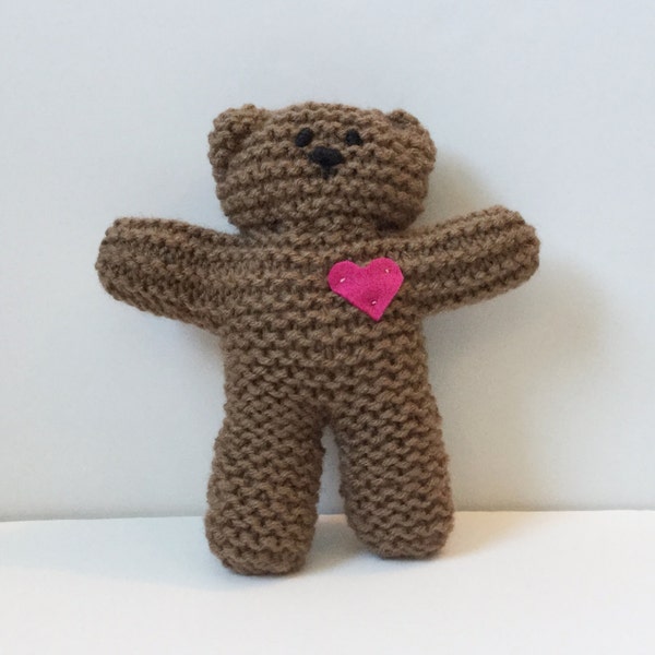 Teddy Bear Stuffed Animal, Teddy Bear Lovie, Snuggle Bear, Christmas Gifts for Toddlers, Teddy Bear Baby Shower Gift, Gender Neutral Baby