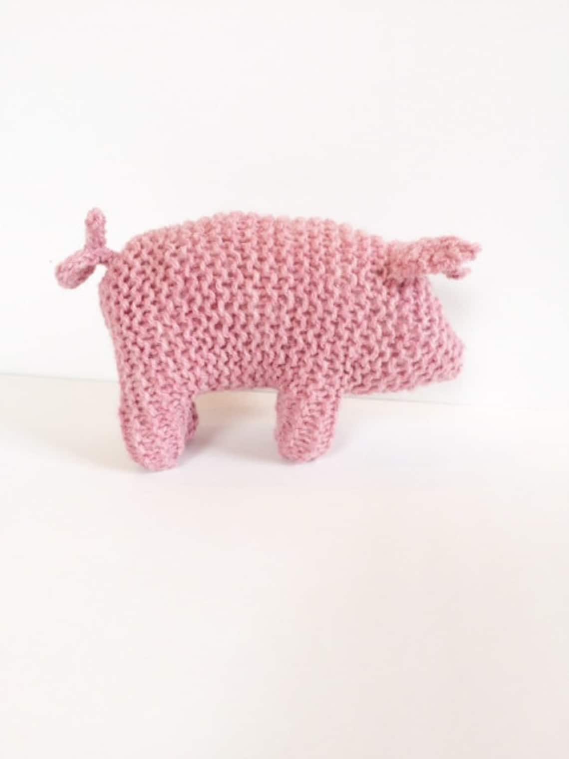Handknit Animals Stuffed Animals Crochet Plush Handmade Etsy