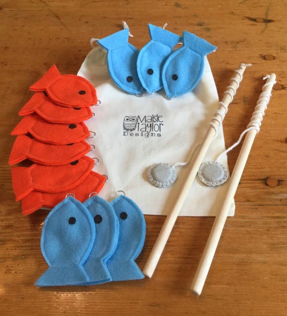 Peuter educatief speelgoed, vilt magnetische visserij spel, vissen kinderen spel, handgemaakte speelgoed, Montessori games, Waldorf speelgoed, blauwe Peuter educatief speelgoed, vilt magnetische visserij spel, vissen kinderen spel, handgemaakte speelgoed, Montessori games, Waldorf speelgoed, blauwe