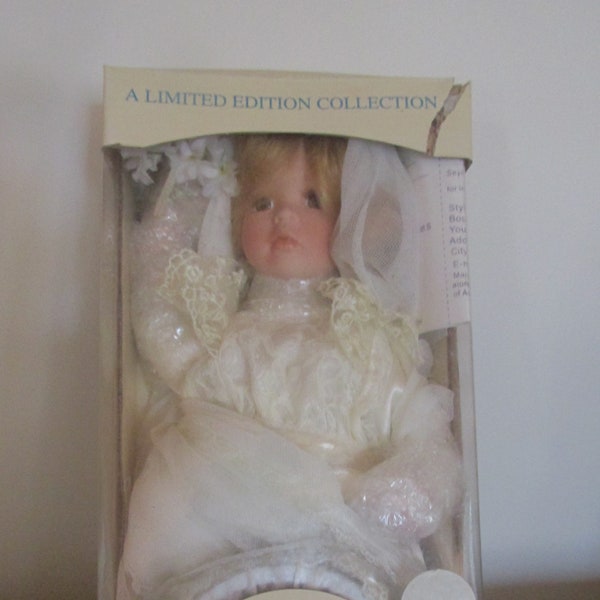 Seymour Mann Limited Edition Maud Humphrey Vintage Musical Bride Doll New in Package With Certificate of Registration