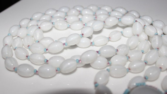 Spectacular Vintage Signed Miriam Haskell Pure Wh… - image 3