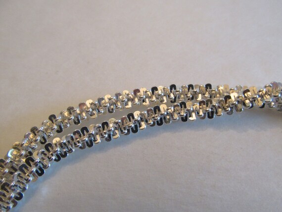 Gorgeous Sparkly Vintage Sterling Silver Popcorn … - image 4