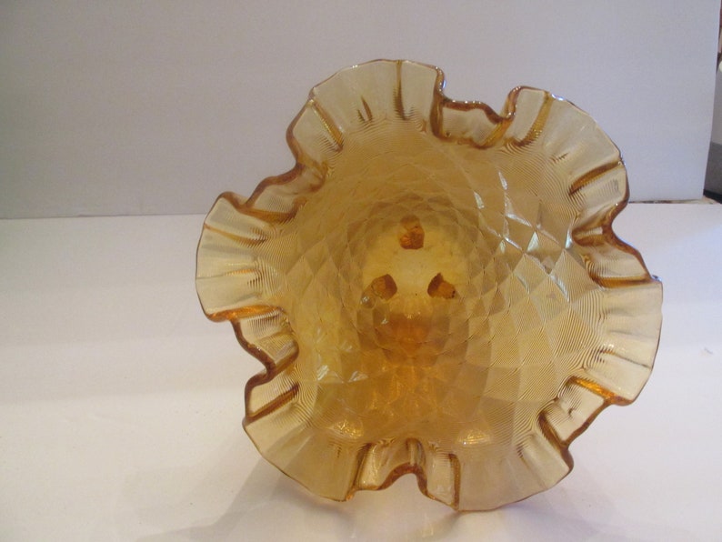 Fenton Marigold Carnival Glass 3 Legged Large Vase Etsy