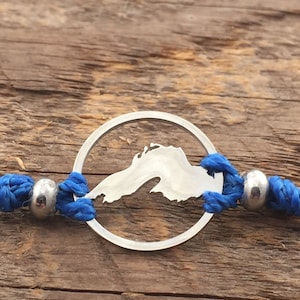 Lake Superior Pull Cord Armband