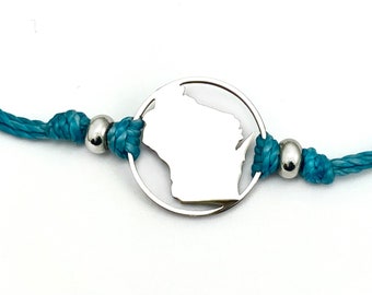 Pulsera de cordón de tracción de Wisconsin