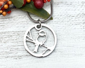 Songbird Pendant, large, petite or mini