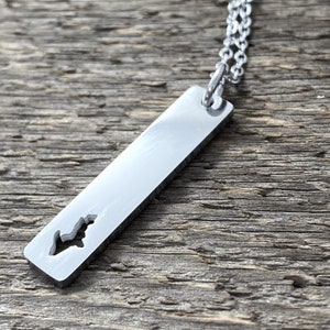 UP Cutout Bar Pendant, Vertical