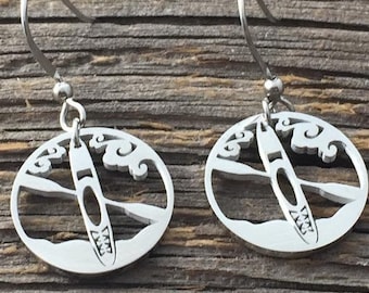 Kayak Earrings, 2 Styles