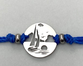 SailBoat Pull Cord Bracelet