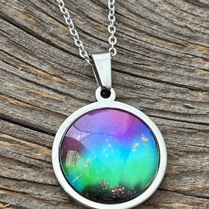 Northern Lights &quot;Aurora&quot; Pendant- Petite