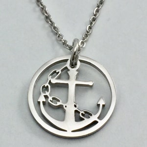 Anchor Pendant, large or petite