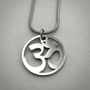 Om Symbol Pendant, large or petite