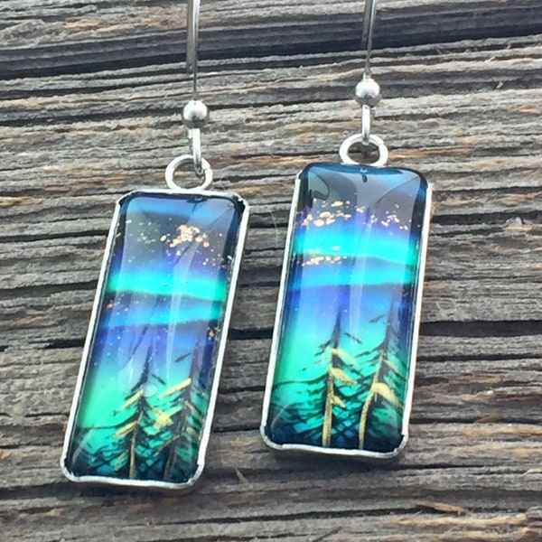 Northern Lights "Tree Tops" Earrings