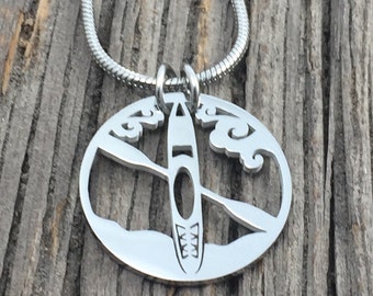 Kayak Waves Pendant