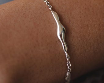 Breeze Bracelet, Sterling Silver Bracelet, Silver Chain Bracelet, Women Silver Bracelet, Layering Bracelet, Dainty Bracelet, Minimalist