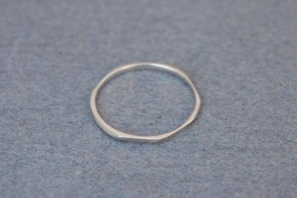 Extra Thin Silver Ring Tiny Silver Ring Ultra Thin Silver | Etsy