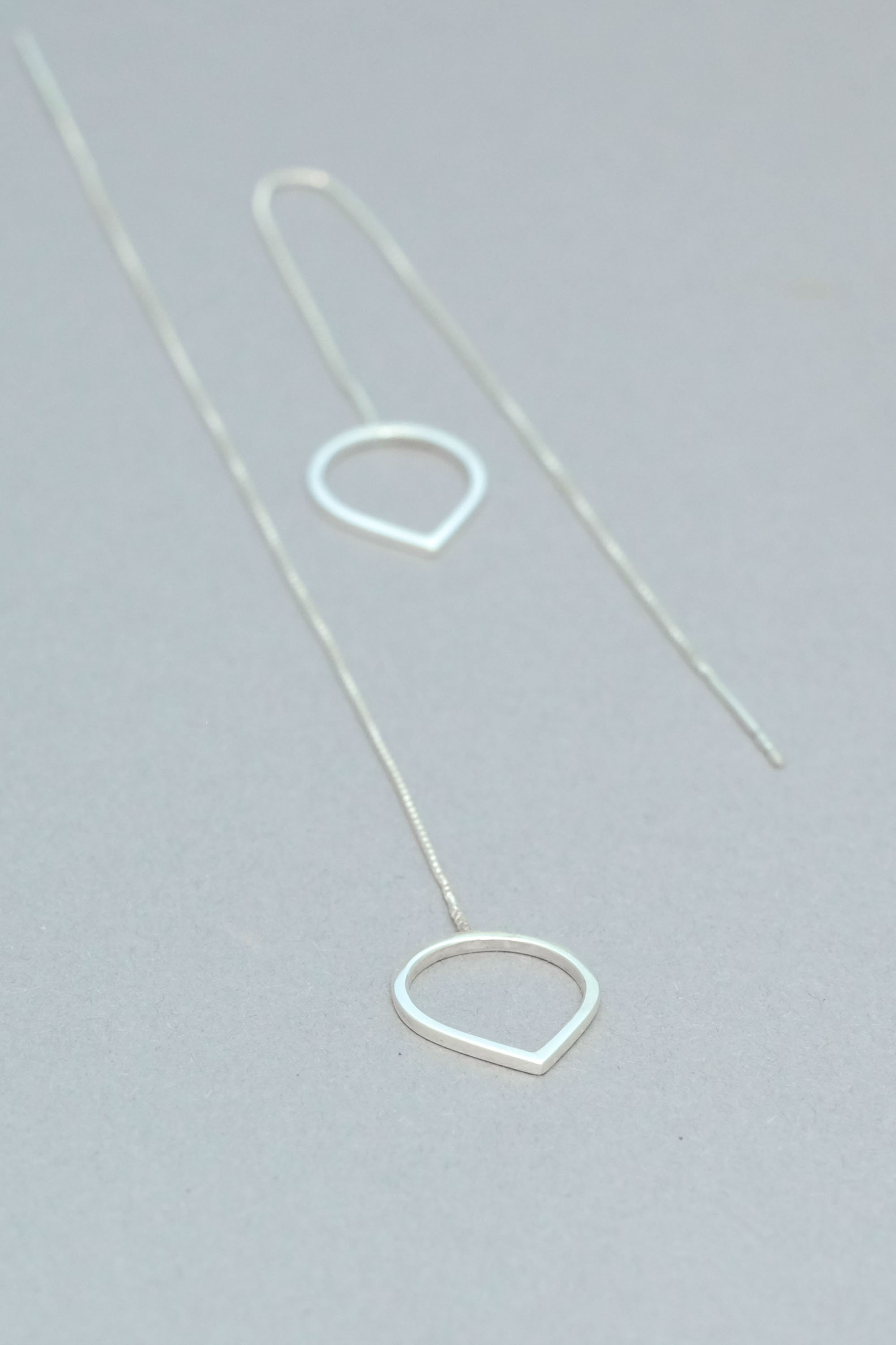 Metal Chain with Leaves Earrings main image 0