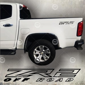 ZR2 Off Road Decals Chevy Colorado Bedside Truck Sticker Set