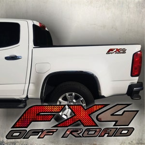 fx4 Off road Sticker decals, hologram truck (SET) Ford