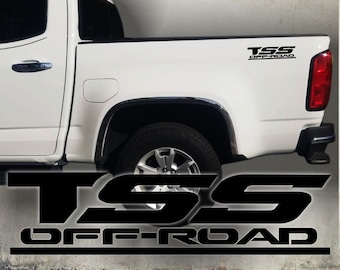 TOYOTA TSS off road black matte decal sticker truck SET