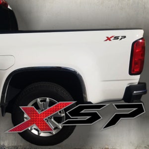 XSP sticker Decal, truck Toyota, Hologram Red, cut vinyl (SET)