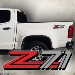 Z71 off road sticker decal, chevy truck CUT (SET)