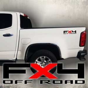 fx4 Off road Decal Sticker Black matte Ford (SET)