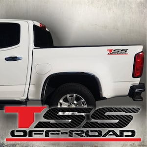 TSS off road stickers decal Carbon fiber Toyota (SET)