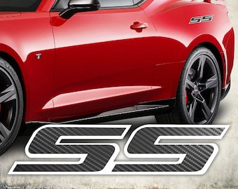 SET Camaro ss Aufkleber, Faser-Carbon
