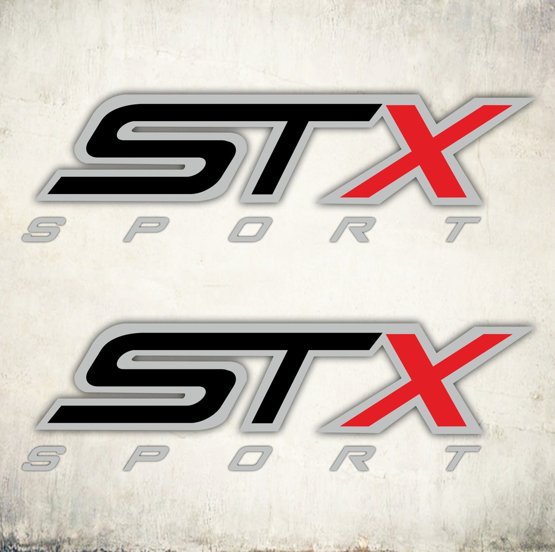 STX Sport Decal Stickers, Flat Black Silverado Truck Chevrolet (set ...