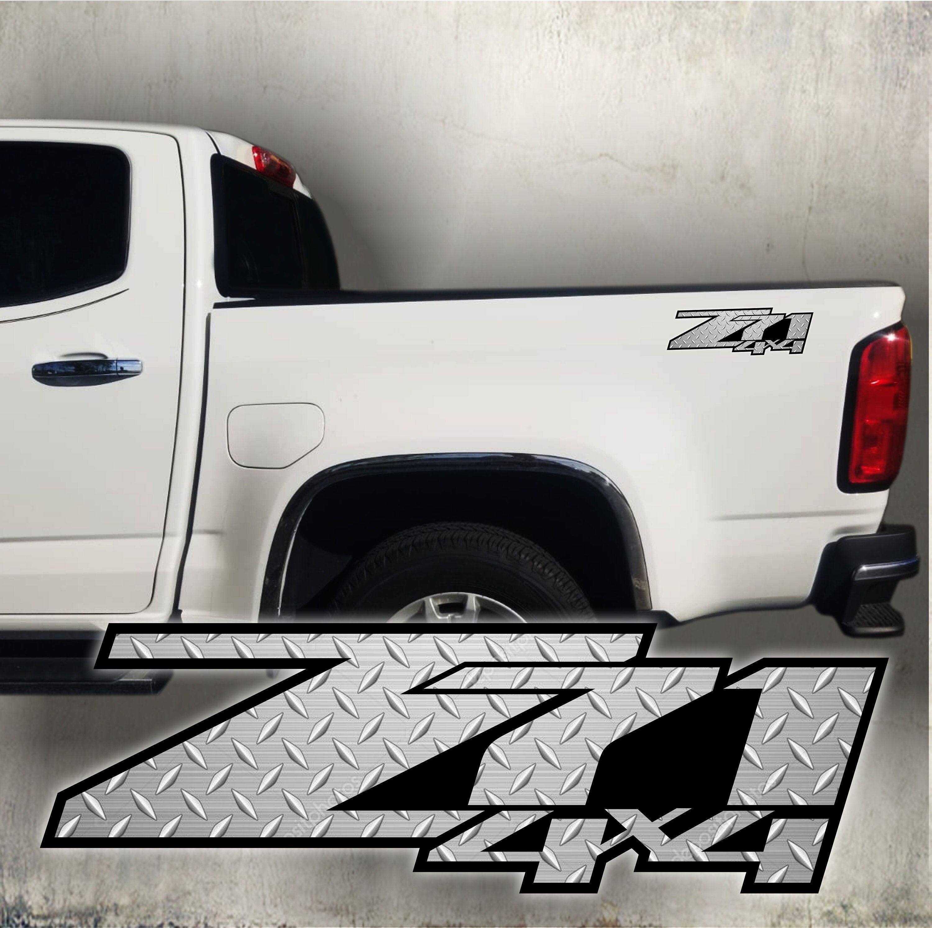 Custom Z71 Off road Chevy Truck Bed Side Decal Sticker Ready to Apply