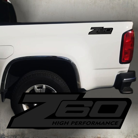 Buy Z60 High Performance Chevy Silverado Decals Sticker Black